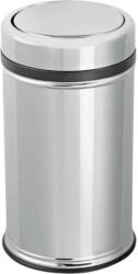 Dayco Metal Rozsdamentes acél henger billenőfedeles szemetes 16L, fényes (8682079080026)