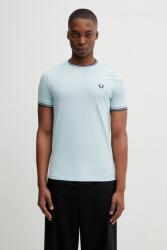 Fred Perry férfi pamut t-shirt - türkiz L
