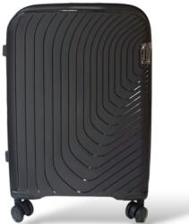 Pierre Cardin bőrönd 65 cm bővíthető közepes méret fekete (en-2402-black-m)
