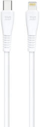 Blue Star PJ-DQ2-C USB-C-Lightning töltő- és adatkábel, PD, 3A, 27W, 1m, fehér - tok-shop
