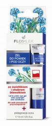 FLOSLEK Szemhéj- és szemkörnyékápoló gél, szemvidítófűvel és búzavirággal, 15 ml (tubus) (5905043001753)