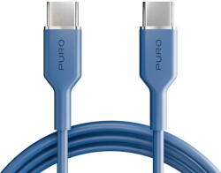 PURO ICON USB-C - USB-C Cable 1.5m - Blue (PUCCCICON15MTBLUE17) - pcone