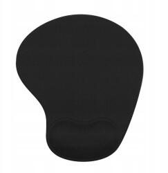 Powerton ergonomikus egérpad, gél, mini fekete (WPEPE5-B)