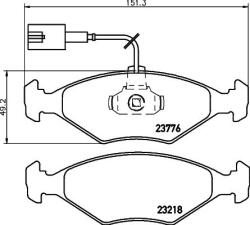 MINTEX Fékbetét készlet MINTEX MDB2617 for FIAT (MDB2617)