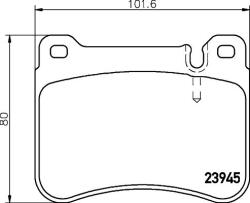 MINTEX Fékbetét készlet MINTEX MDB2775 for MERCEDES-BENZ (MDB2775)