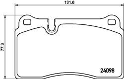 MINTEX Fékbetét készlet MINTEX MDB2739 for VW, SEAT, SKODA, AUDI (MDB2739)