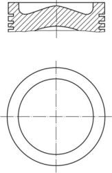 MAHLE dugattyú MAHLE 004 67 00 for MERCEDES-BENZ (004 67 00)