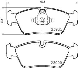 MINTEX Fékbetét készlet MINTEX MDB2684 for BMW (MDB2684)