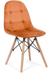 Chairs ON Scaun bucatarie-living din catifea BUC 232V-portocaliu