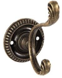 Clayre & EEf Rusztikus bronzos fém falifogas - 1 akasztós - 7x4x6 cm (VR-6Y5723)