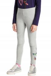 Desigual Lány leggings Desigual szürke, szívecskés mintával méret 98/104 cm (22WGKK02/2003)