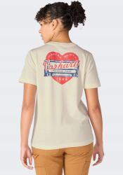 Carhartt női póló Irvine Heritage eggshell S (107534-W39SREG)