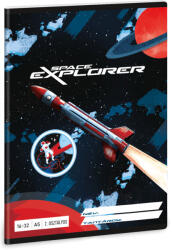 Ars Una Space Explorer tűzött füzet A/5, 32 lap vonalas 2. osztály (16-32), Ars Una (ARS-53595522) - mesescuccok