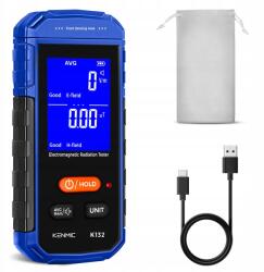 Wintact Emf mérő, hordozható elektromágneses mezők digitális kijelzővel (0198168806906)