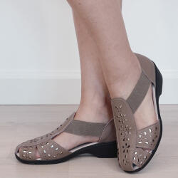 SOFILINE Sandale maro din piele naturala Ozana M5 (LBS009-1KHAKI-39)