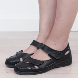 SOFILINE Balerini negru din piele naturala 5115 M4 Confort (5115BLACK-39)