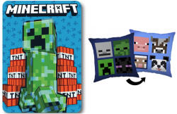  Minecraft TNT Mobs polár takaró és párna szett, 2 részes (EKING0850)