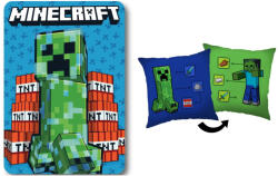  Minecraft TNT Creeper polár takaró és párna szett, 2 részes (EKING0851)