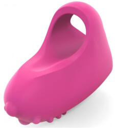 Dorcel Vibrátor Ujjas Rezgés 3 fokozat USB rózsaszín 5 cm