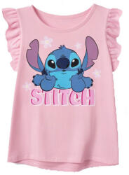 Mister Licence Disney Lilo és Stitch, A csillagkutya Tiny Smile Light Pink gyerek rövid póló, felső 8 év / 128 cm 85FML376453A8 (85FML376453A8)