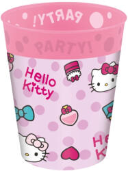 Procos Hello Kitty Fashion micro prémium műanyag pohár szett 4 db-os 250 ml PNN97961 (PNN97961)