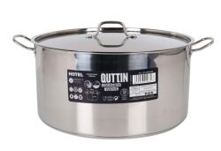 Quttin Cratita Inox cu Capac model Hotel 21.5L Inductie - 38xH19 cm (QT-878H438)