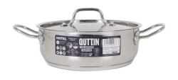 Quttin Cratita inox cu capac, diametru 22 cm, inaltime 8 cm, 3 litri (QT-878H322)