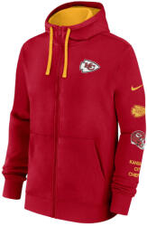 Nike Men's NFL Nike Cotton Full-Zip Fleece Hoodie Kansas City Chiefs - University Red/University Gold