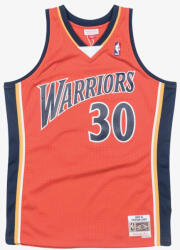 Mitchell & Ness Golden State Warriors #30 Stephen Curry Swingman Jersey dark orange