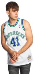 Mitchell & Ness Dallas Mavericks #41 Dirk Nowitzki white Swingman Jersey