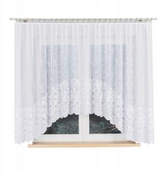 Markizeta Kinga Készre varrott jacquard függöny, szélesség 400 x magasság 160 cm, fehér szín (023391/FBL/001/400160/1)