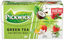 Pickwick 20x1, 5g gyümölcsös ízű variációk zöld tea (4060317)