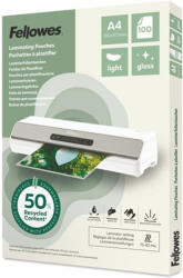 Fellowes Meleglamináló fólia, 80 mikron, A4, fényes, 100 db, FELLOWES "Light (100142987) - eztkapdki