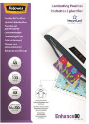 Fellowes Meleglamináló fólia, 80 mikron, A5, fényes, 100 db, FELLOWES (5306002) - eztkapdki