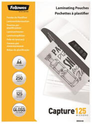 Fellowes Meleglamináló fólia, 125 mikron, A4, fényes, 250 db, FELLOWES (5314903) - eztkapdki