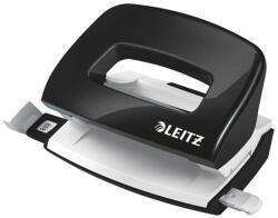 Leitz Lyukasztó, kétlyukú, 10 lap, fém, mini, LEITZ "Nexxt Wow", fekete (50601095) - eztkapdki