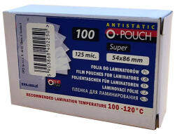 Opus Lamináló fólia OPUS 54x86 mm 125 mikron fényes 100/dob (FN04) - eztkapdki