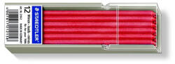 STAEDTLER Jelölőkréta hegy, mindenre író, lemosható (omnichrom), STAEDTLER "Lumocolor 218", piros, 12szál/doboz (218-2)