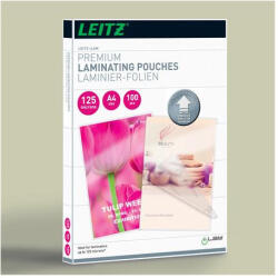 Leitz Meleglamináló fólia, 125mikron, A4, fényes, UDT technológiával, LEITZ "iLam", 100db/cs (74810000) - eztkapdki
