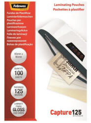 Fellowes Meleglamináló fólia, 125 mikron, 65x95 mm, fényes, 100 db, FELLOWES (5306702) - eztkapdki
