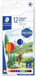 STAEDTLER Színes ceruza készlet, hatszögletű, STAEDTLER "146C", 12 különböző szín (146C C12)