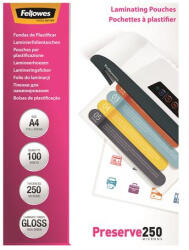 Fellowes Meleglamináló fólia, 250 mikron, A4, fényes, 100 db, FELLOWES (5401802) - eztkapdki