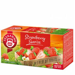 TEEKANNE Gyümölcstea, 20x2, 5 g, TEEKANNE "Strawberry Sunrise", eper (1586131000506)