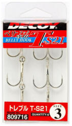 Decoy Hármas Horog Decoy T-s21 Belly Hook #1 (809693) - fishingoutlet