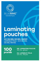 Bluering Lamináló fólia 54x86mm, 125 micron 100 db/doboz, Bluering® - eztkapdki