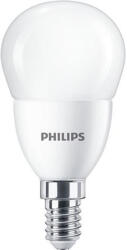 Philips LED izzó, E14, kisgömb, P48, 7W, 806lm, 2700K, PHILIPS "CorePro (929002973102) - eztkapdki
