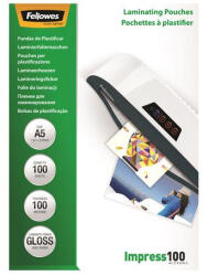 Fellowes Meleglamináló fólia, 100 mikron, A5, fényes, 100 db, FELLOWES (5351002) - eztkapdki