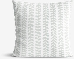 Goldea față de pernă 100% bumbac - frunze scandinave 50 x 70 cm