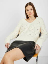 GAP Плетен пуловер с десен GAP GAP | Byal | ЖЕНИ | L