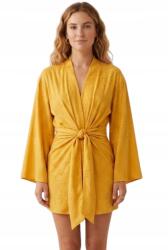 ZARA Ruha Zara sárga kimonó fazon jacquard méret M (4886/452/300)